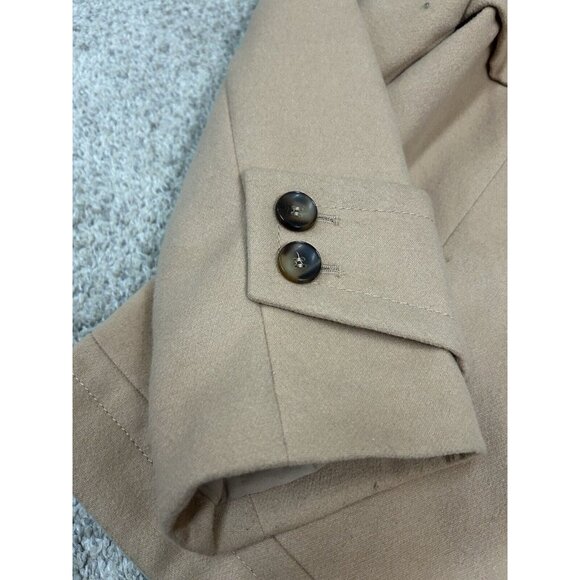 Chicos Winter Waist Casey Jacket Womens 3 (XL/16) Camel Tan Warm Stylish Coat - Picture 7 of 7